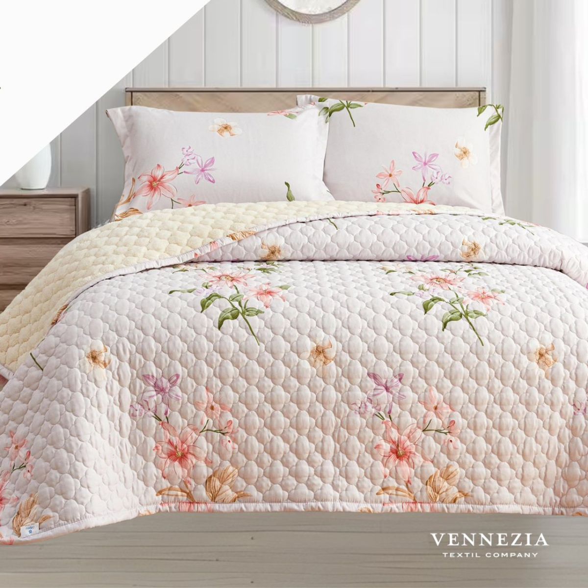 CALIFORNIA - CUBRECAMA CALIFORNIA CARNERO POR DENTRO 3 PLZ