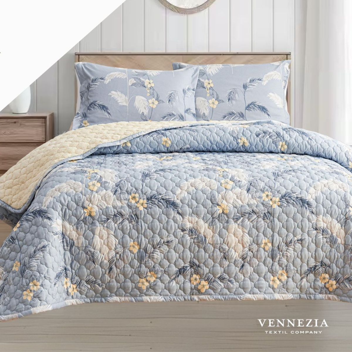 CALIFORNIA - CUBRECAMA CALIFORNIA CARNERO POR DENTRO 3 PLZ