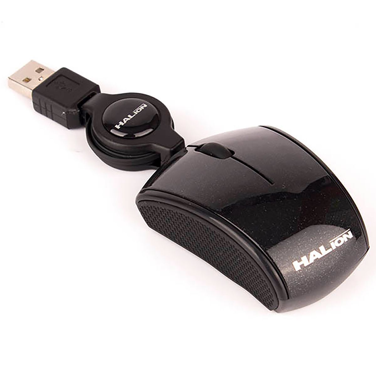 HALION - Mouse Halion Avenger Ha480 Mini Óptico Retráctil Usb 1000dpi negro