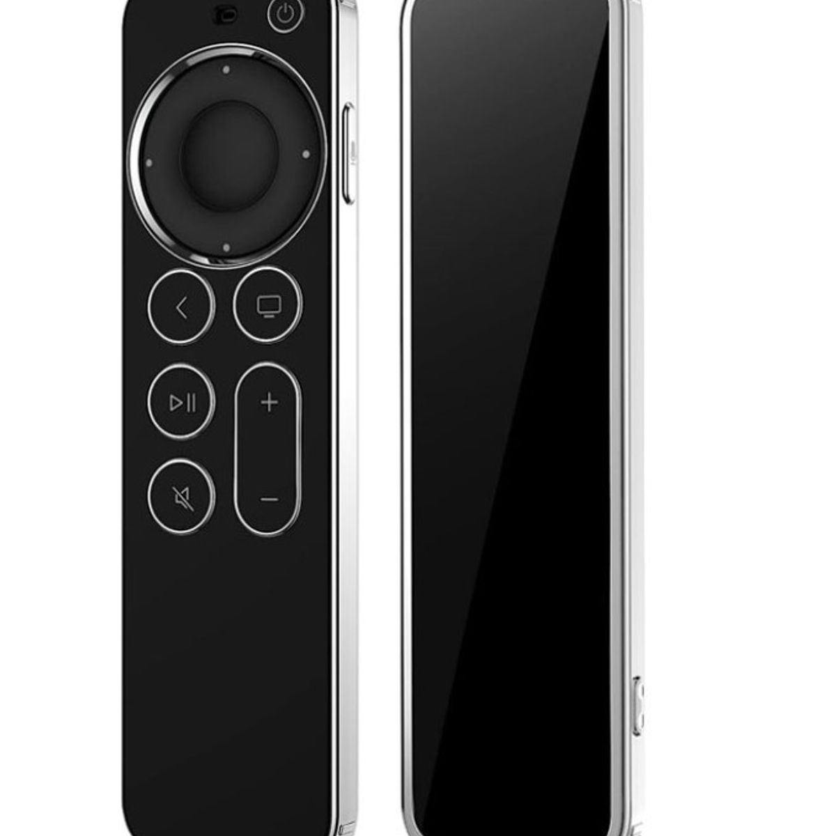 GENERICO - Funda Transparente de Silicona para Control TV - Black