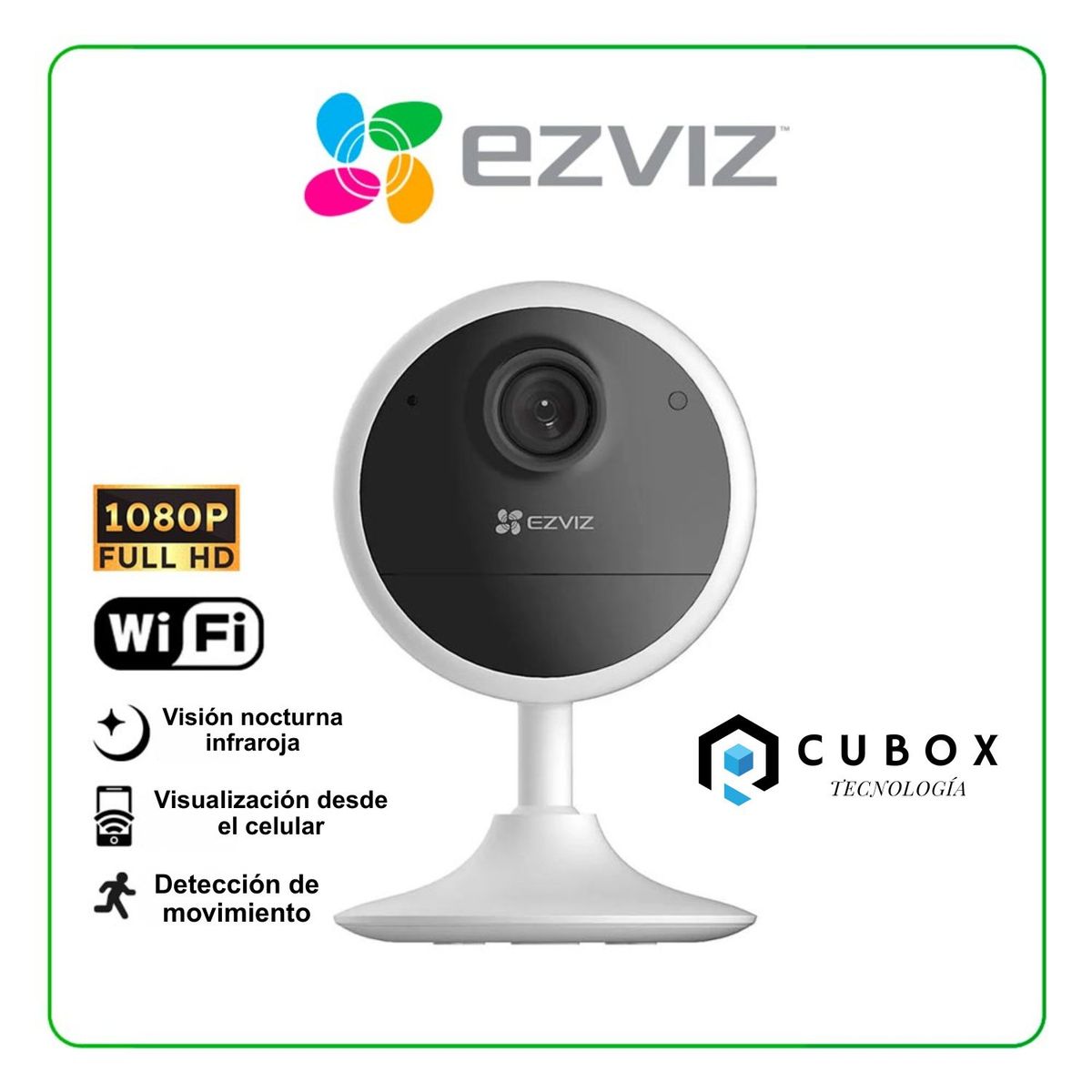 EZVIZ - Cámara Inteligente Wifi CB1 1080P Ezviz Bateria Inalámbrica