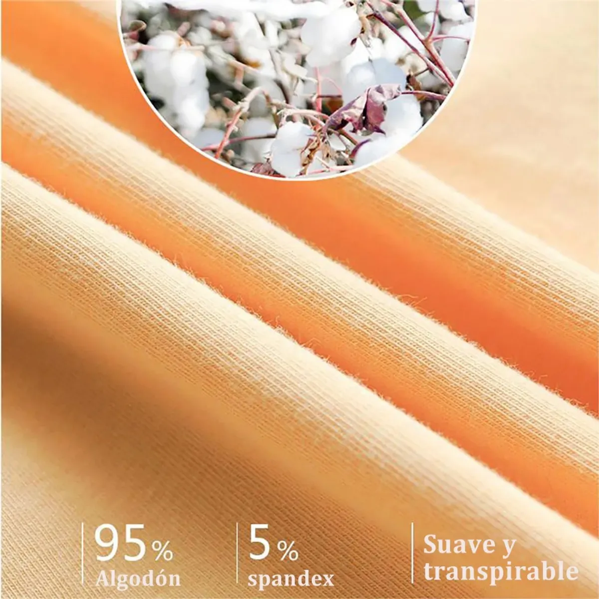 GIOIO - 6pcs Ropa Interior De Algodón Para Mujer De Talla Grande