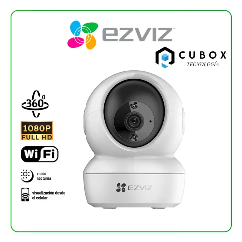 EZVIZ - CÁMARA H6C IP PT INTERNA 2MP WIFI