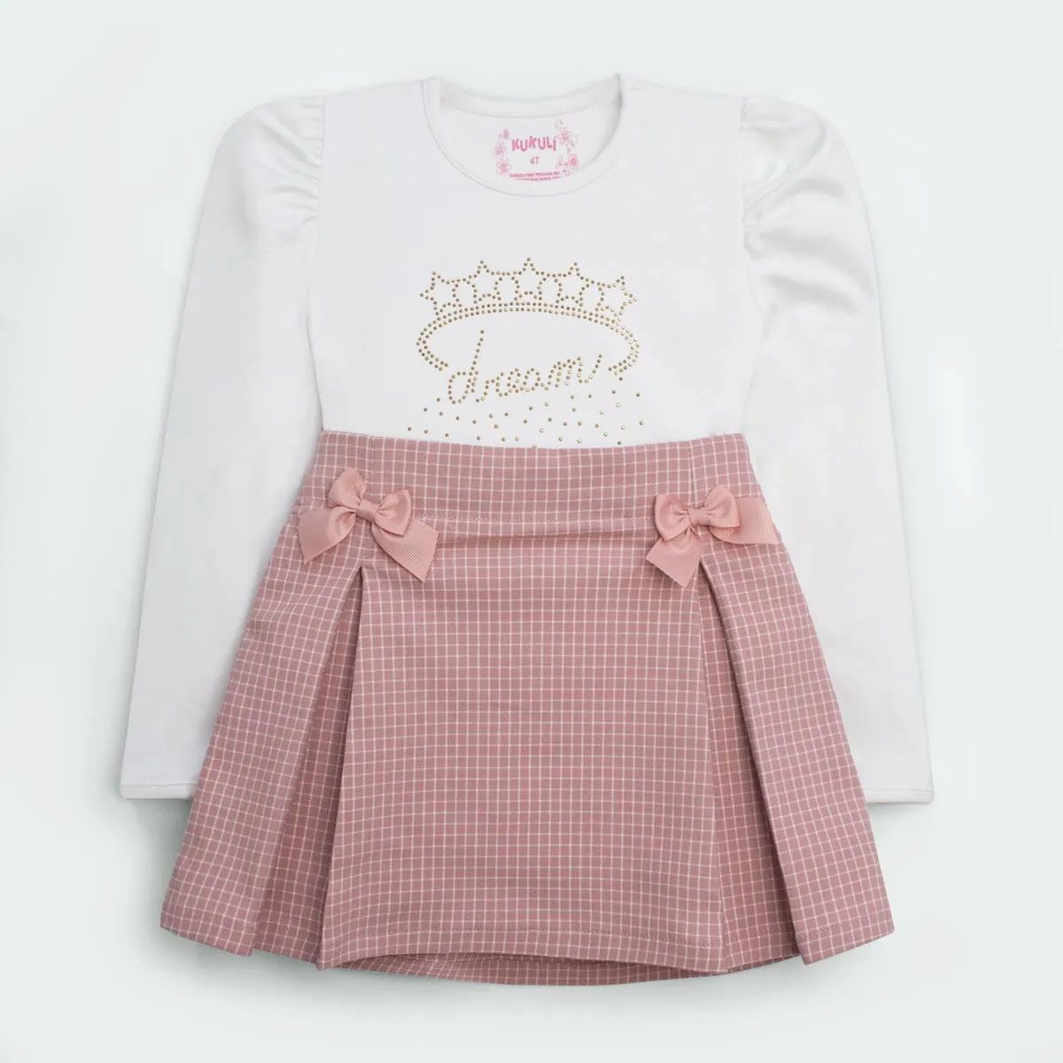 KUKULI - CONJUNTO VALENTINA M/L  NIÑA M1541