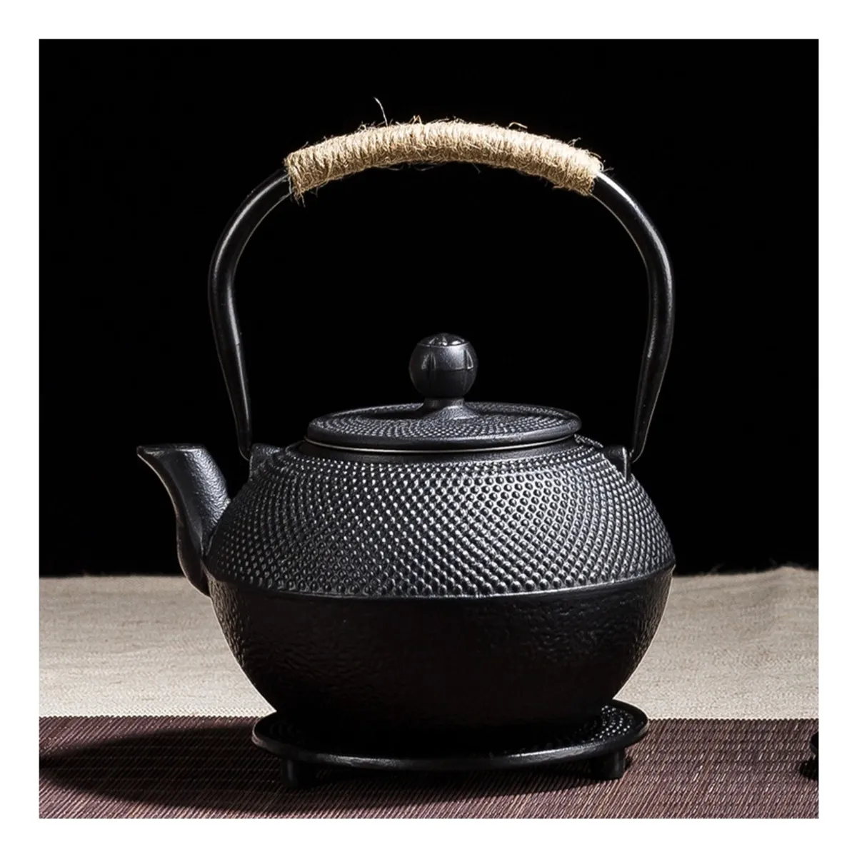 ANYHOGAR - Tetera Hierro Fundido Japonesa Con Infusor Acero Teteras Té