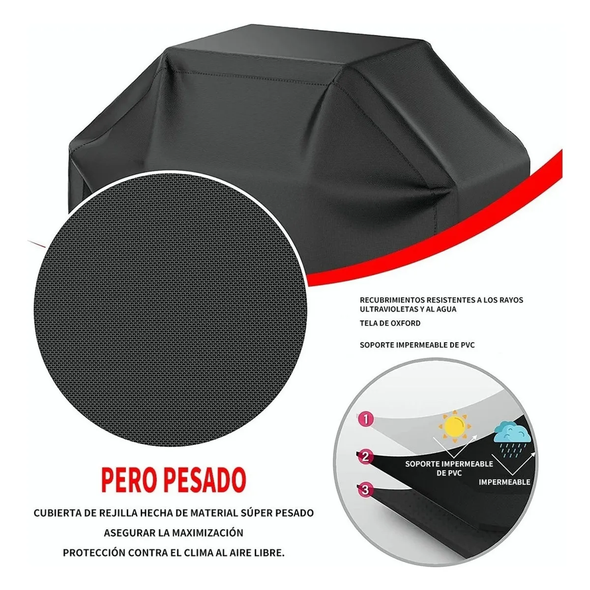 U BUY - Funda Cubre Parrilla Set Parrillero Impermeable