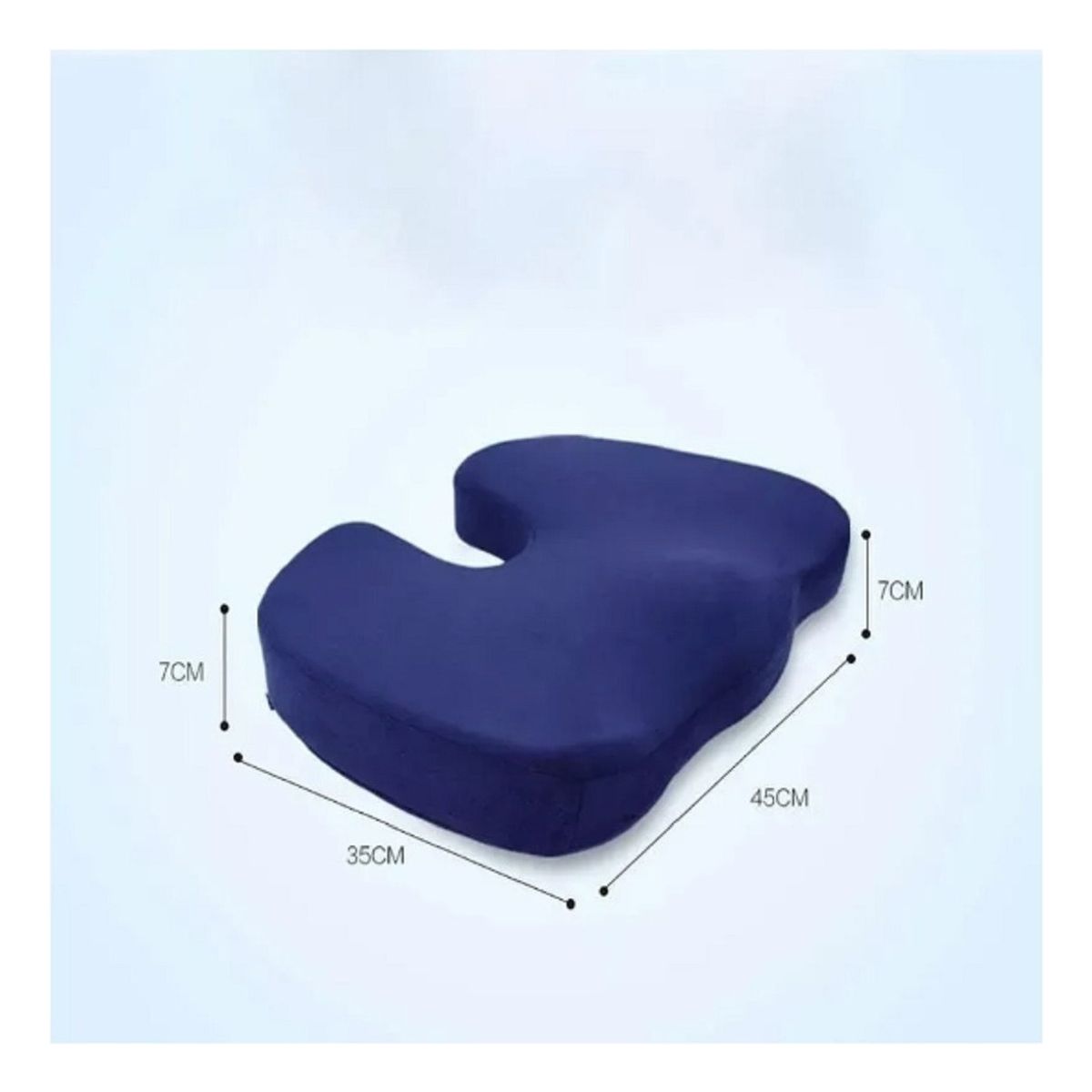 U BUY - Cojín Coxis Ortopédico Ergonómico Con Memoria Asiento