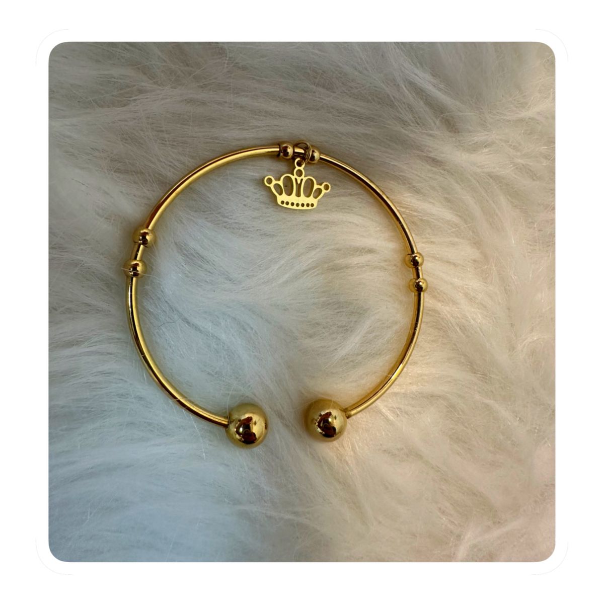GENERICO - Pulsera Acero - Bsc Corona Girl - Dorado