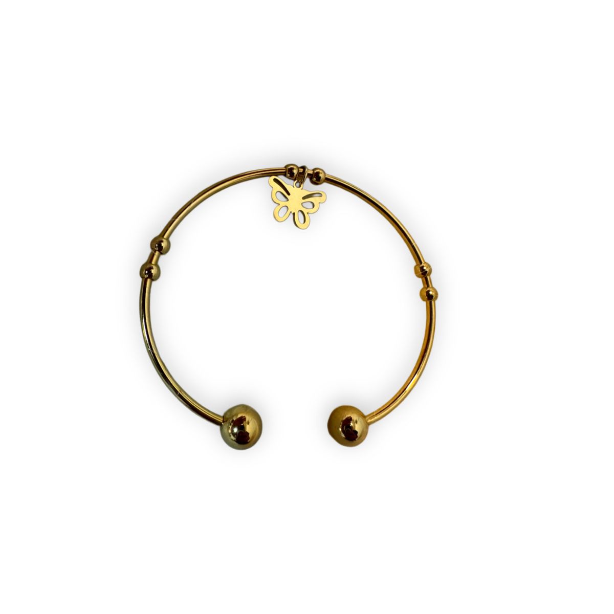 GENERICO - Pulsera Acero - Bsc Mariposa Mod II - Dorado