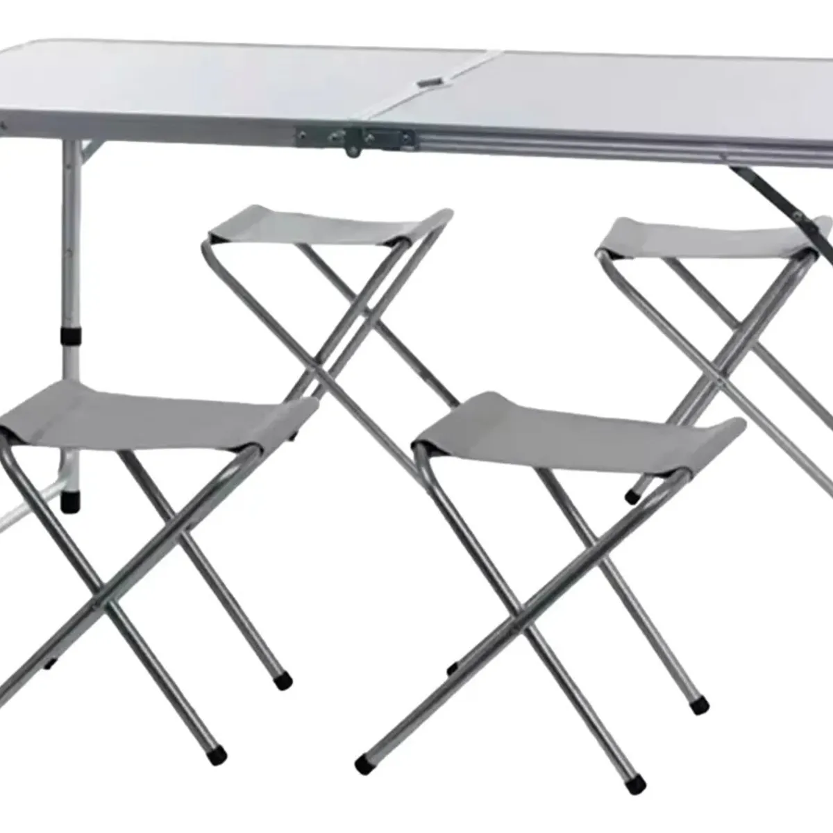 AFVENTURA - Mesa Plegable Camping Picnic Portátil Multiuso + 4 Sillas