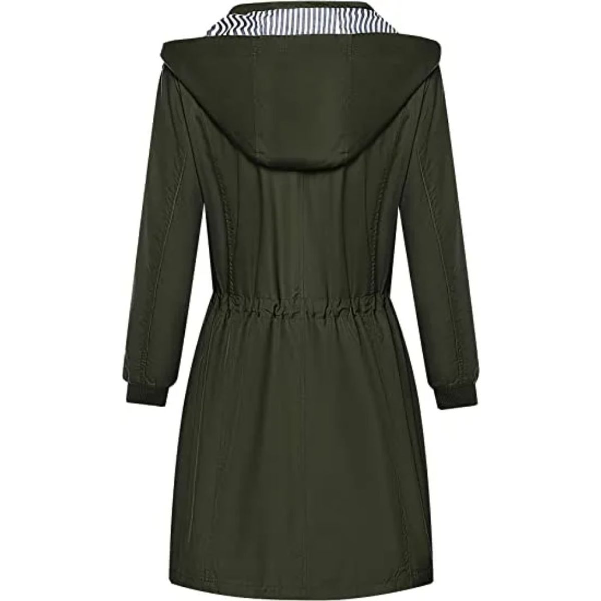 GIOIO - Chamarra Con Capucha Extraíble Abrigo De Mujer Impermeable