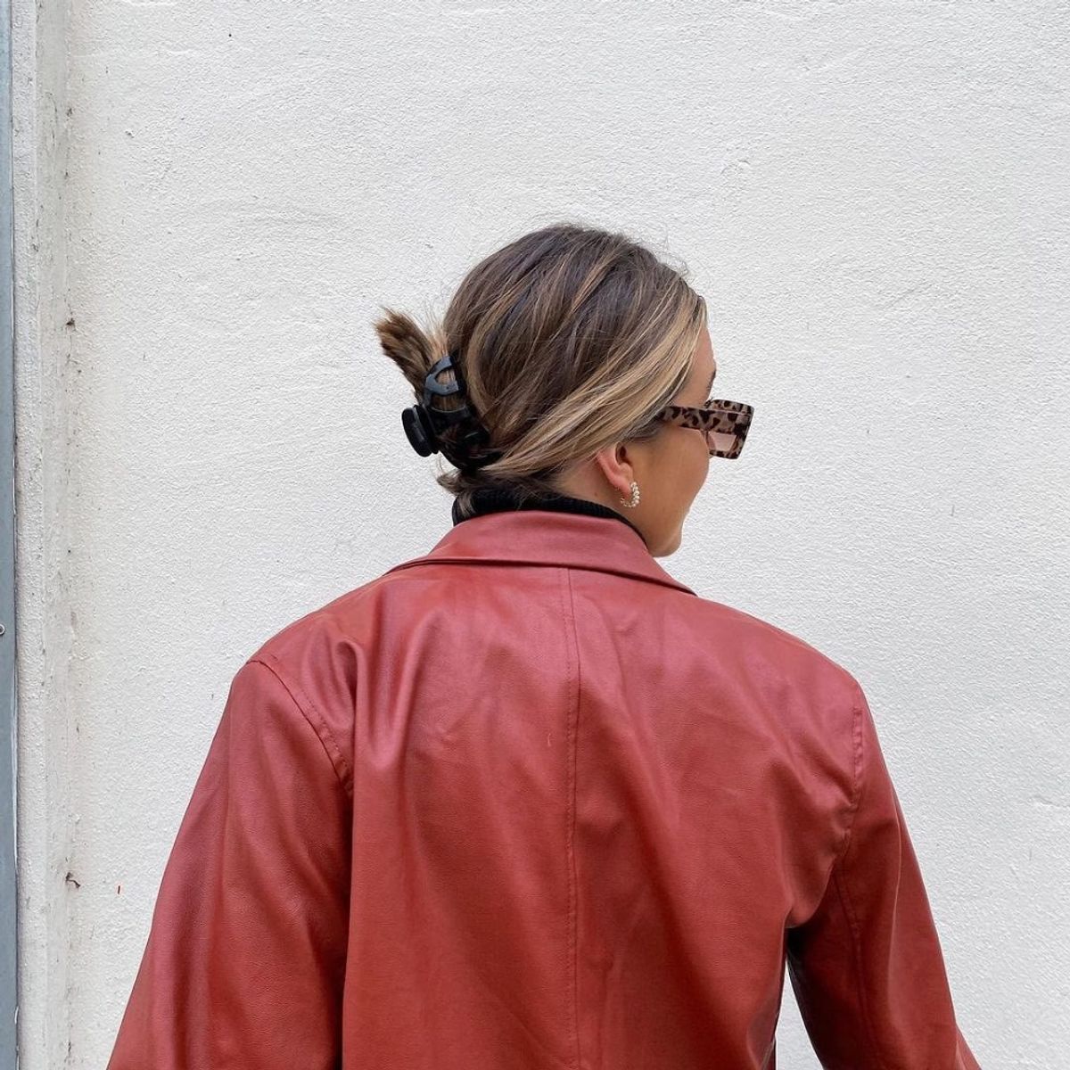 GIOIO - Saco Piel Mujer Caliente Informal Elegante Ajustada​