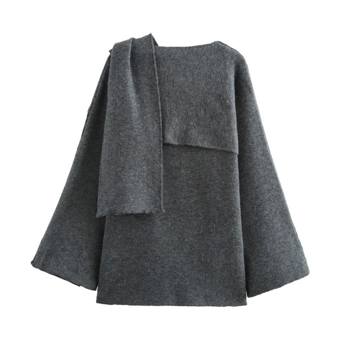 GIOIO - Capa Mujer Tejido Grueso Amplia Flúida Ligera Moderna​