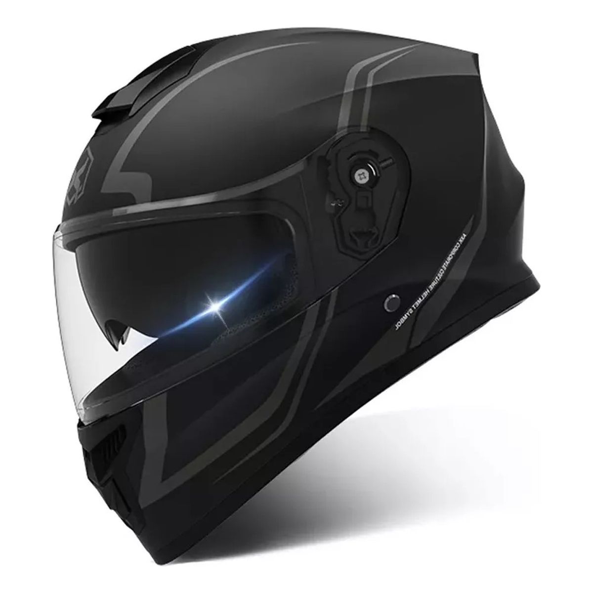 EASY FIT - Casco Integral Moto Abatible Con Visera Certificado Dot