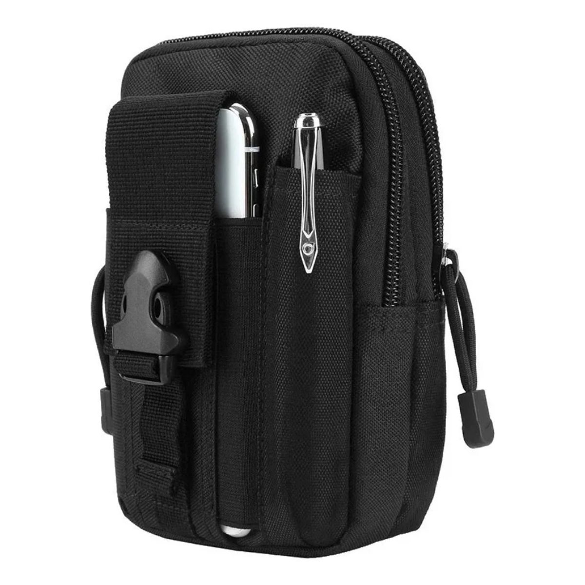 GIOIO - Porta Celular Negro Bolso Cinturón Táctico Militar Mochila