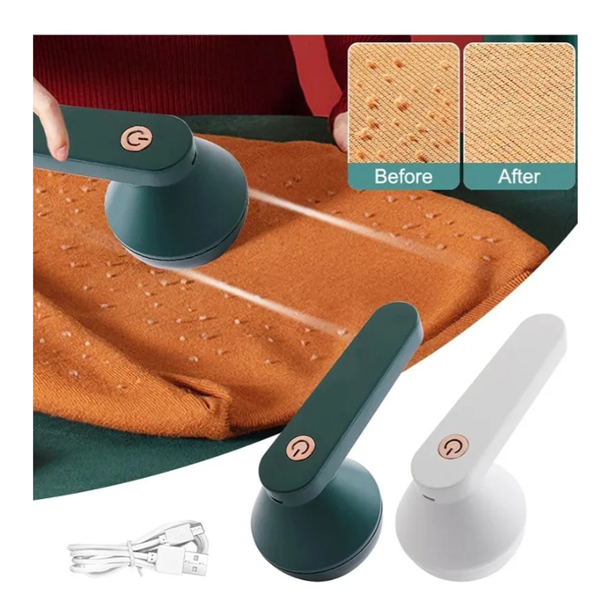 GENERICO - Quita Pelusa Removedor Pelo Mascota Recargable