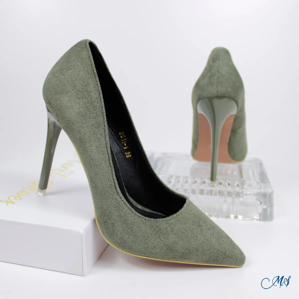 MARGLO SHOES - Zapatos de vestir verde militar M24