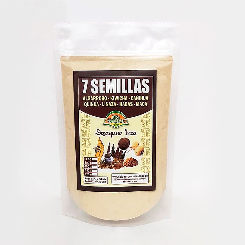 GENERICO - Harina 7 Semillas 400 gr - Bio Aurora