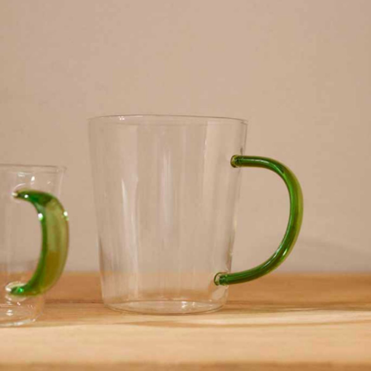 GENERICO - SET 4 TAZAS VIDRIO BOROSILICATO 500ML