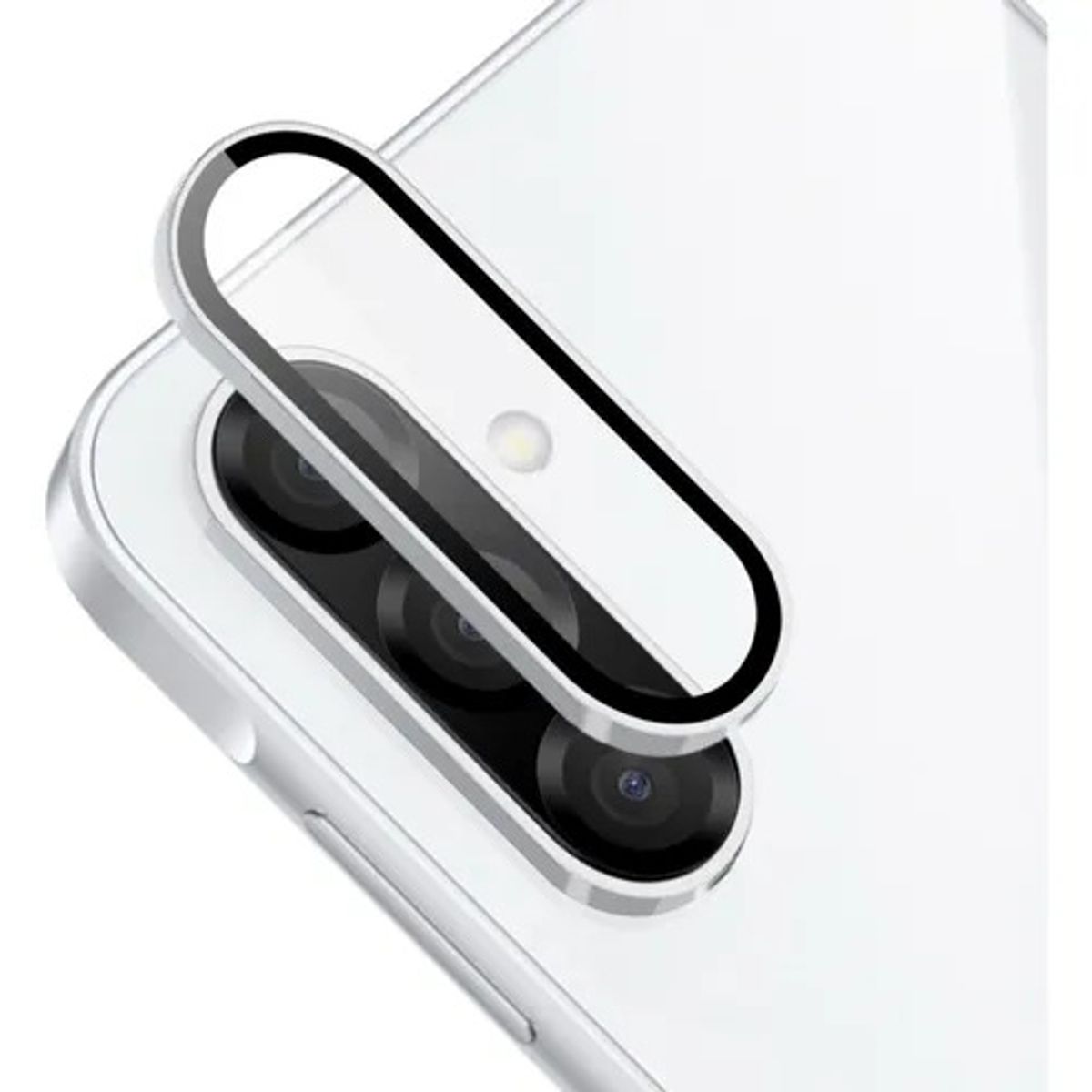 GENERICO - Protector de Cámara Compatible con Samsung Galaxy A56 A36-Plata