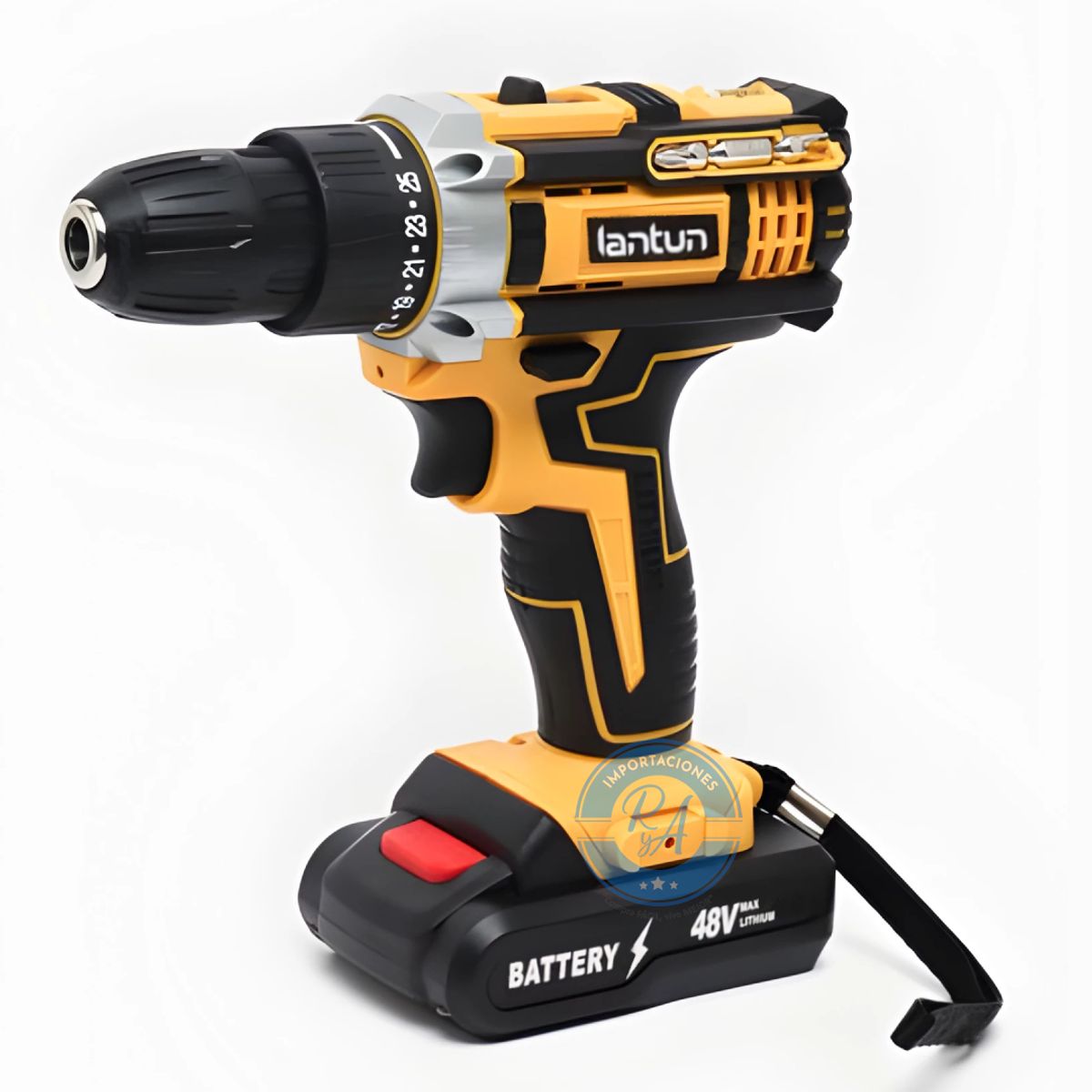 GENERICO - Taladro Inalámbrico Percutor Lantun 48v Doble Bateria