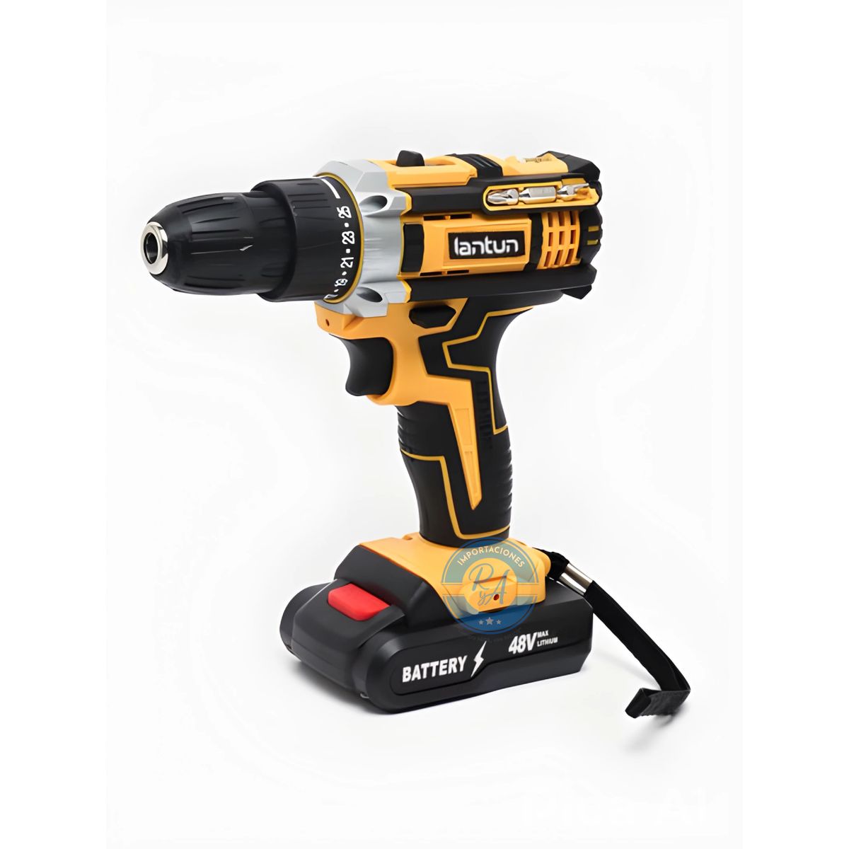 GENERICO - Taladro Inalámbrico Percutor Lantun 48v Doble Bateria