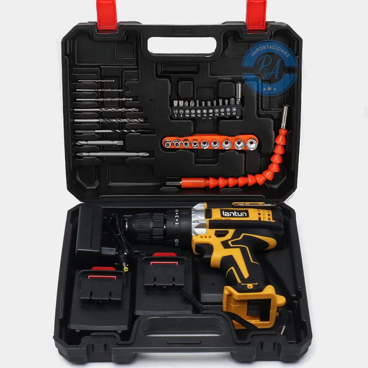 GENERICO - Taladro Inalámbrico Percutor Lantun 48v Doble Bateria