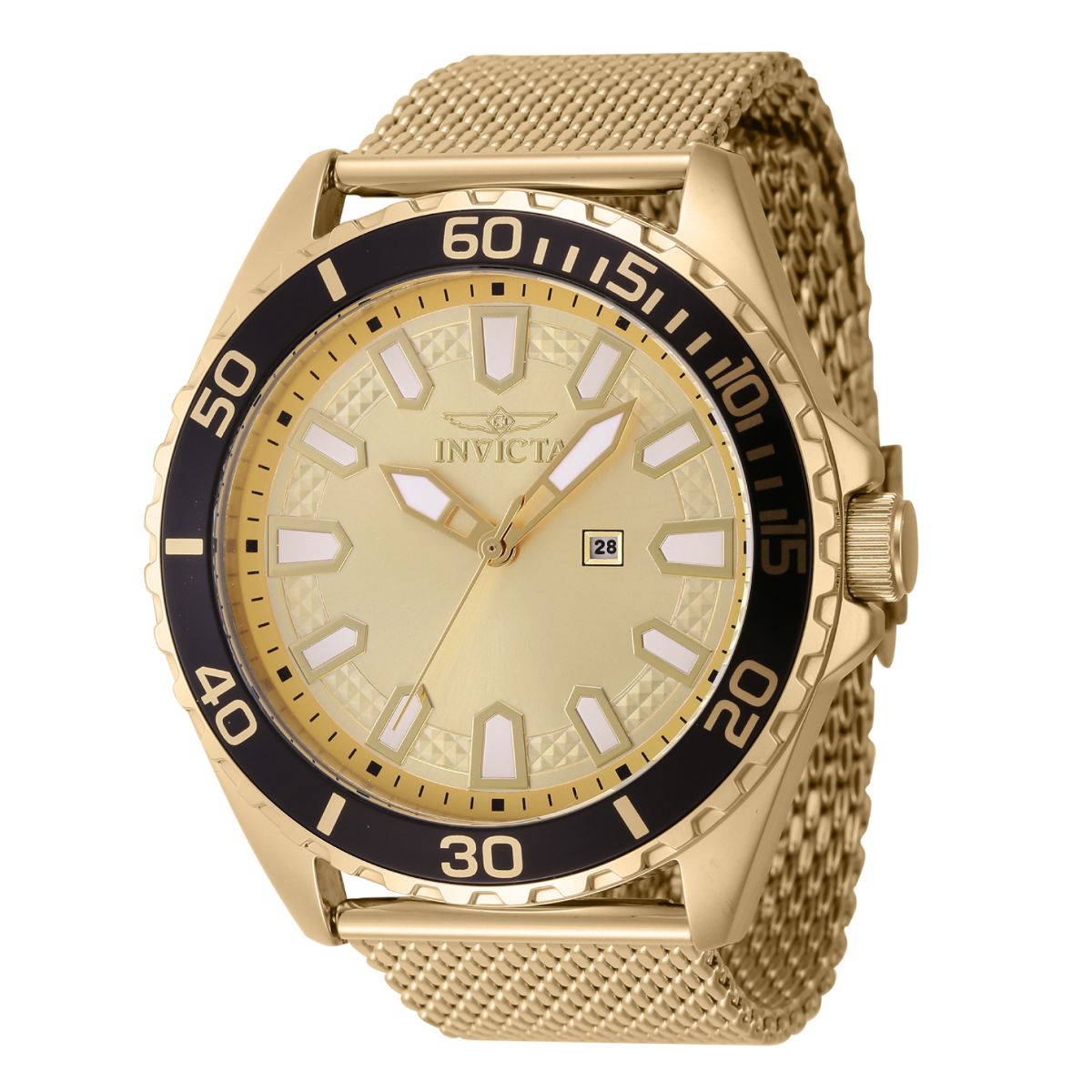 INVICTA - Reloj Invicta Pro Diver para hombre - 46 mm, dorado (46902) + Estuche
