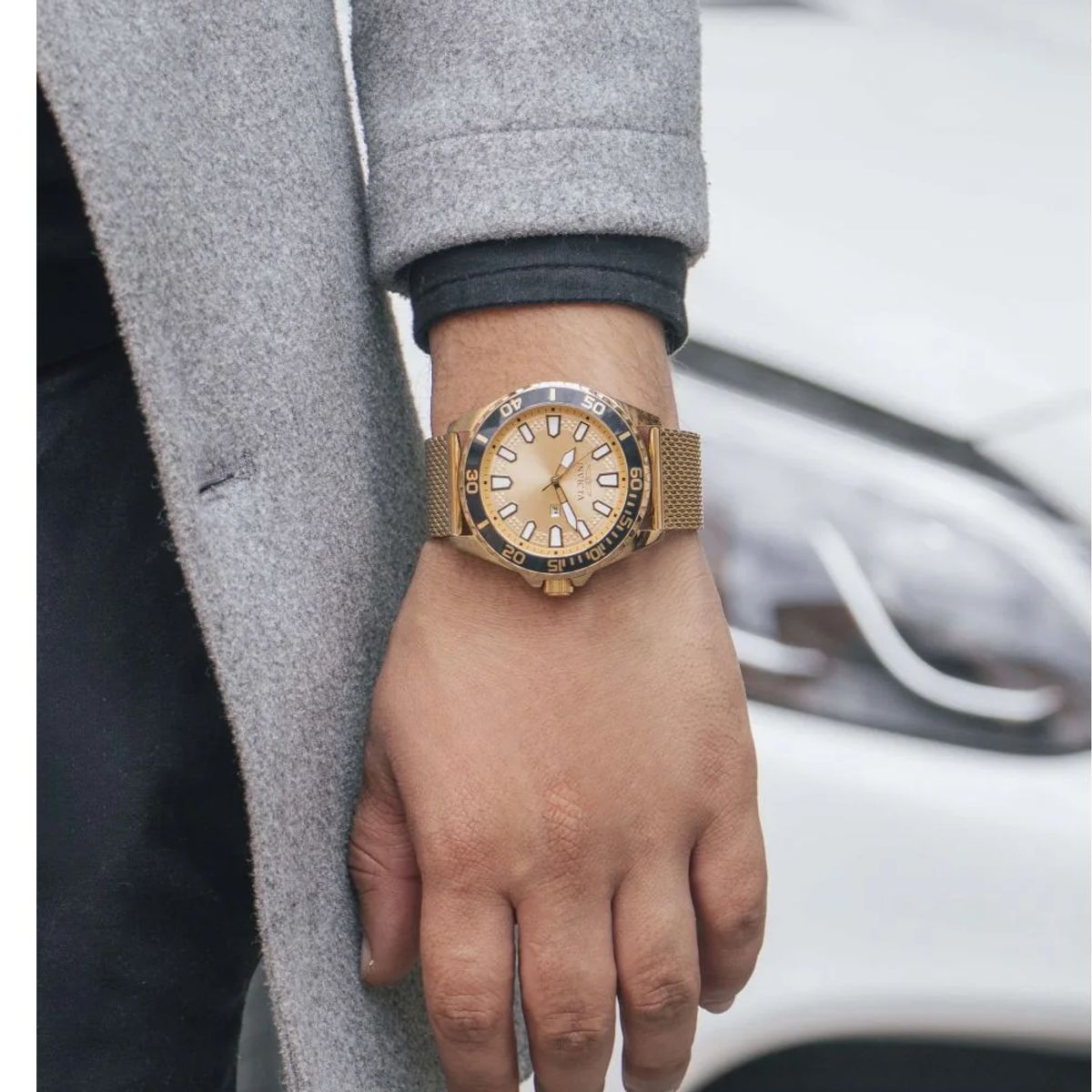 INVICTA - Reloj Invicta Pro Diver para hombre - 46 mm, dorado (46902) + Estuche