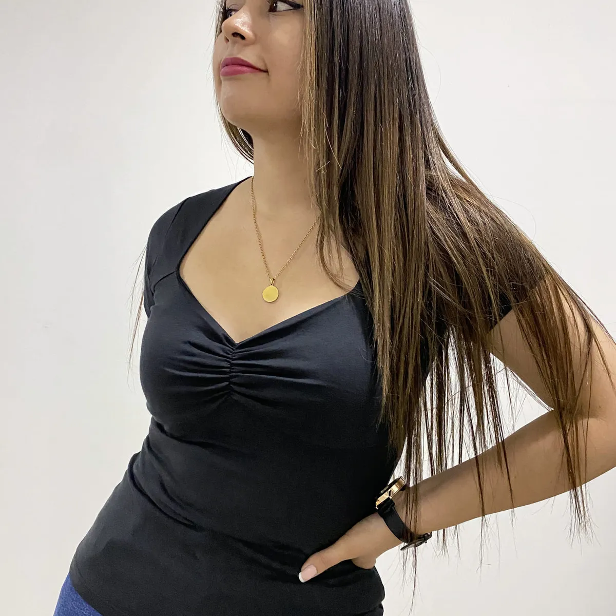 SIDE OF ME - POLO PARA MUJER ESTEFANIA MANGA CORTA