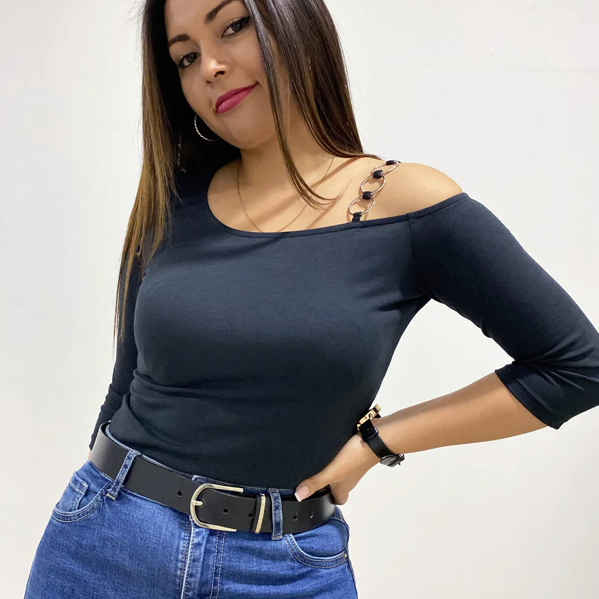 SIDE OF ME - POLO PARA MUJER IRENE MANGA 34