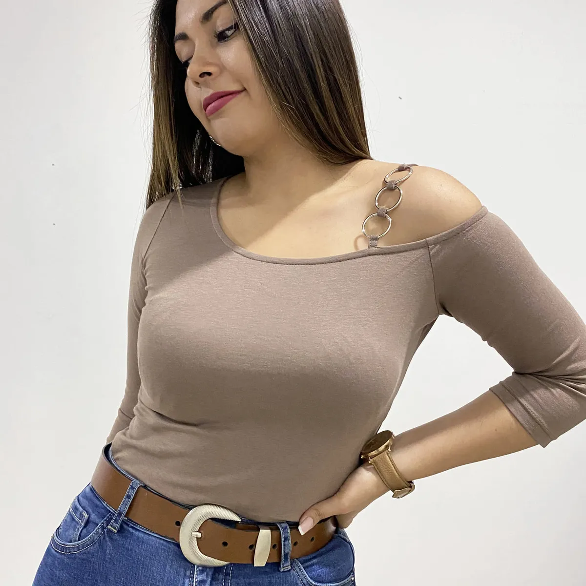 SIDE OF ME - POLO PARA MUJER IRENE MANGA 34