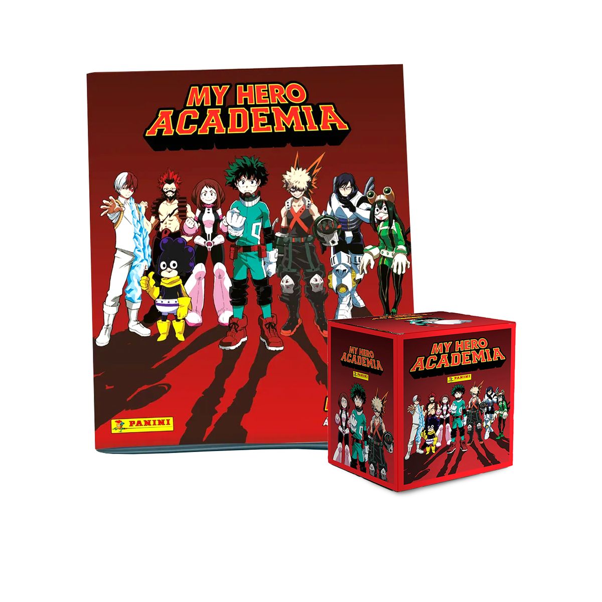 PANINI - ALBUM MY HERO ACADEMIA, ALBUM TAPA BLANDA + 1 PAQUETON (50 SOBRES)