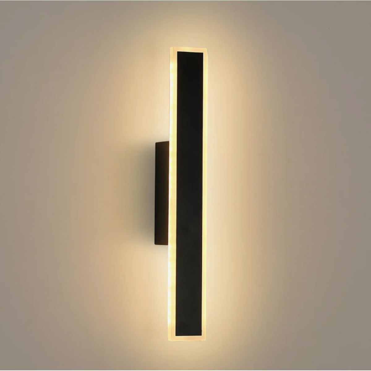 GENERICO - Aplique Lampara de Interior Black Led