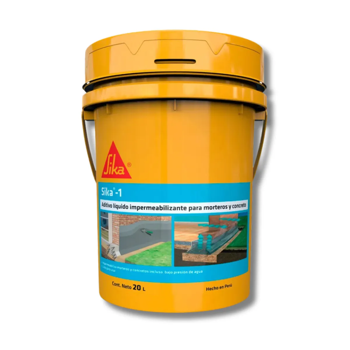 SIKA - Impermeabilizante para concreto y mortero Sika-1 x 20L
