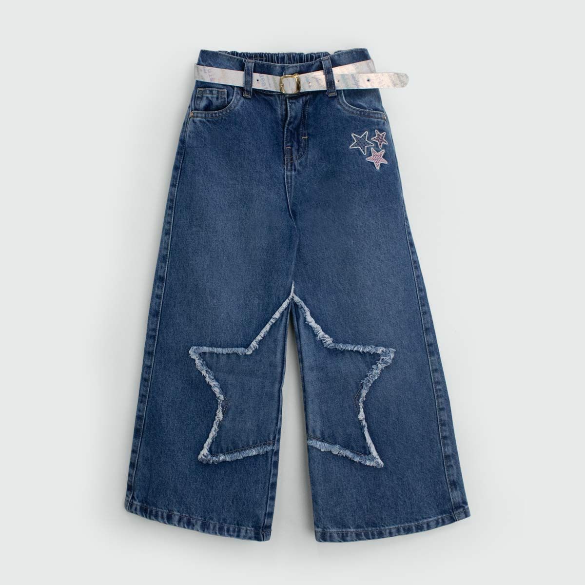 KUKULI - PANTALON PALAZO ESTRELLA NIÑA M1622