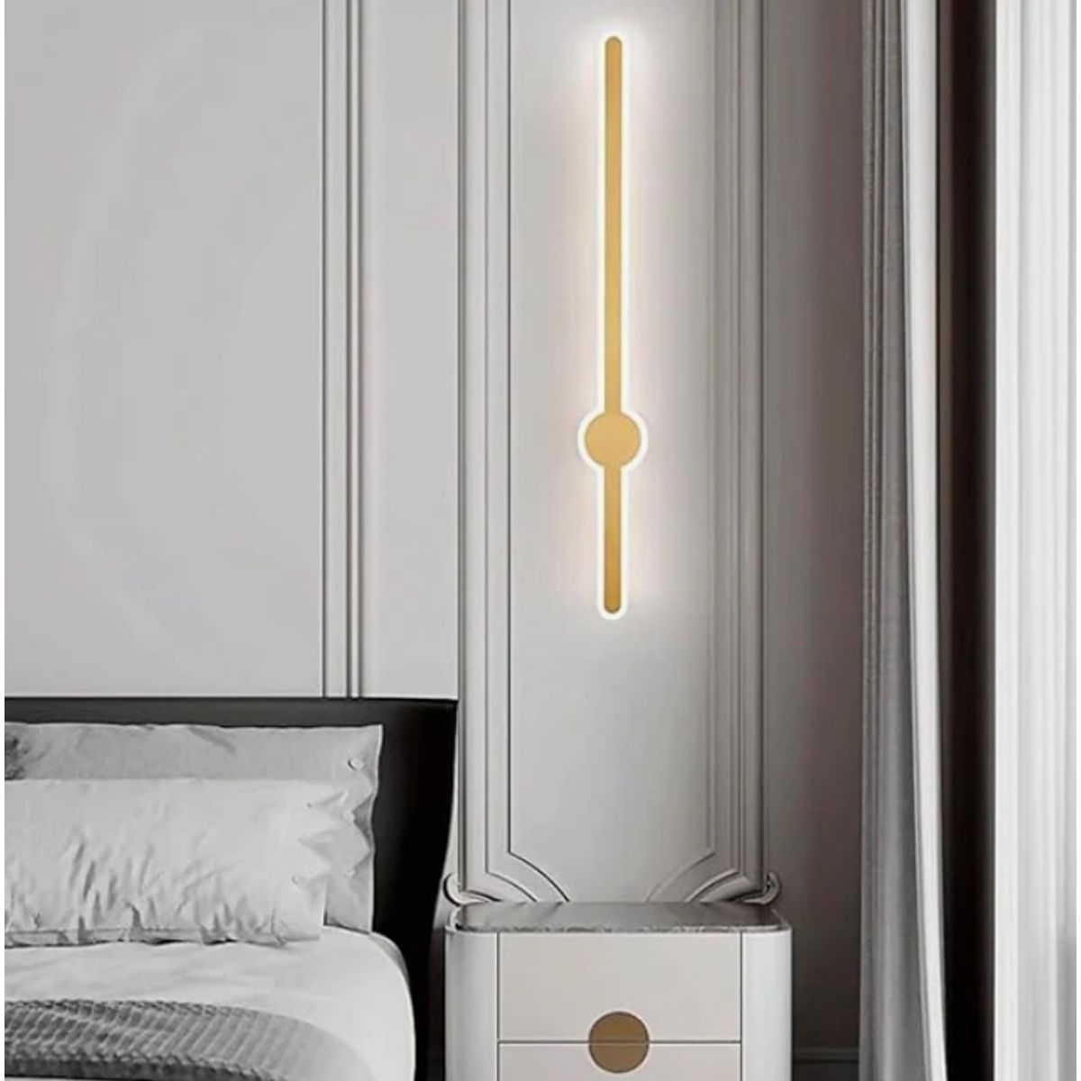 GENERICO - Aplique Lampara de Interior Gold Led