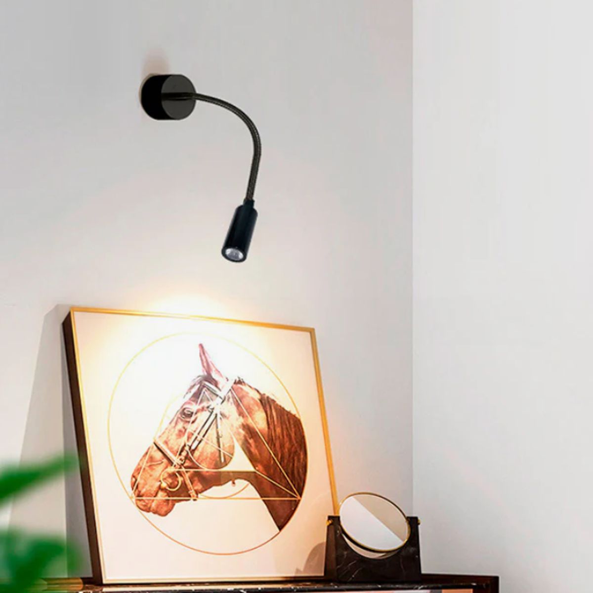 GENERICO - Aplique Lampara de Interior  Black Led