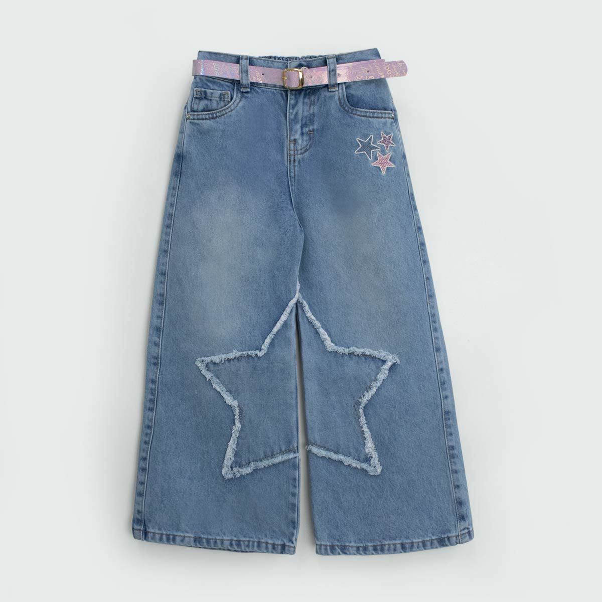 KUKULI - PANTALON PALAZO ESTRELLA NIÑA M1622
