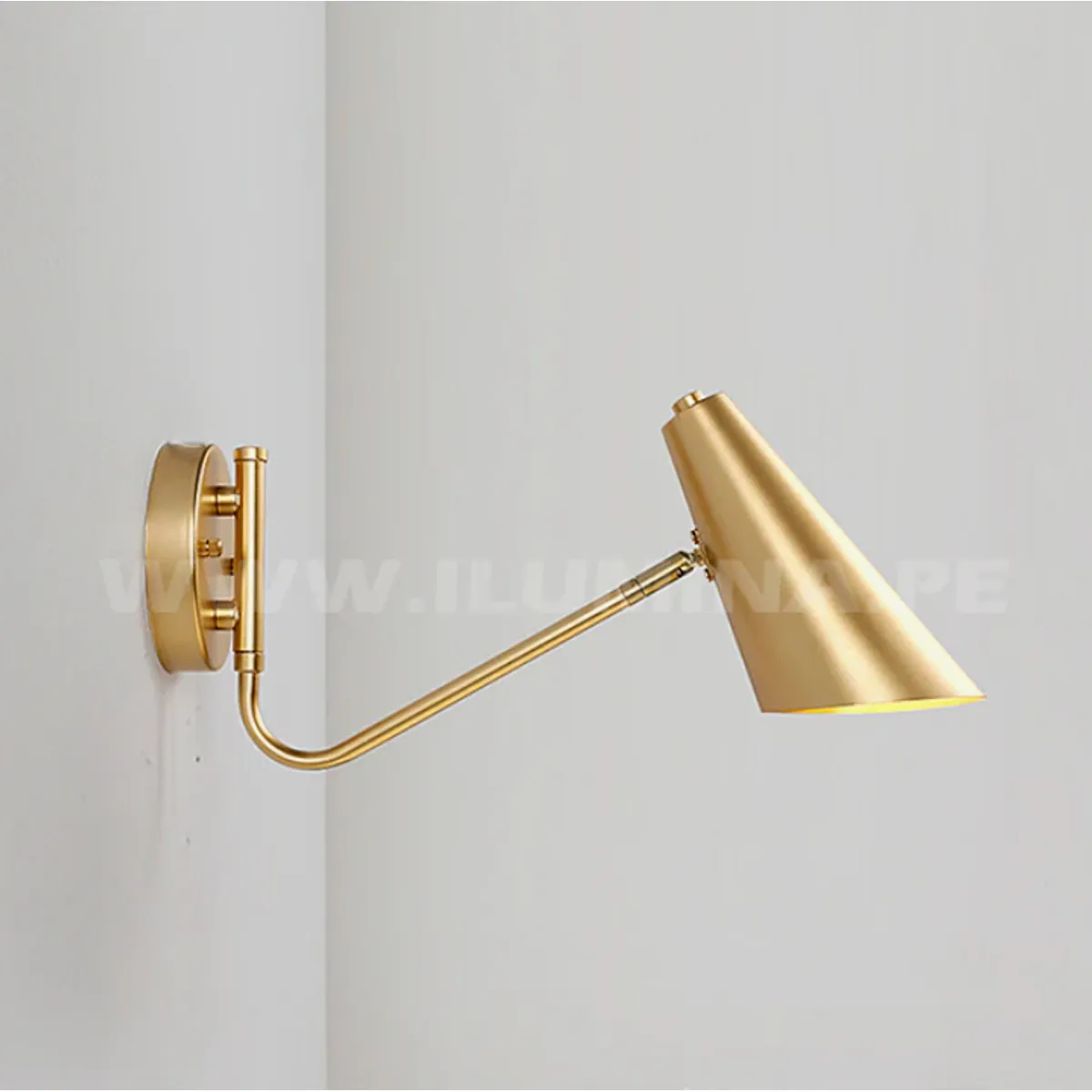 GENERICO - Aplique Lampara de Interior Gold Led