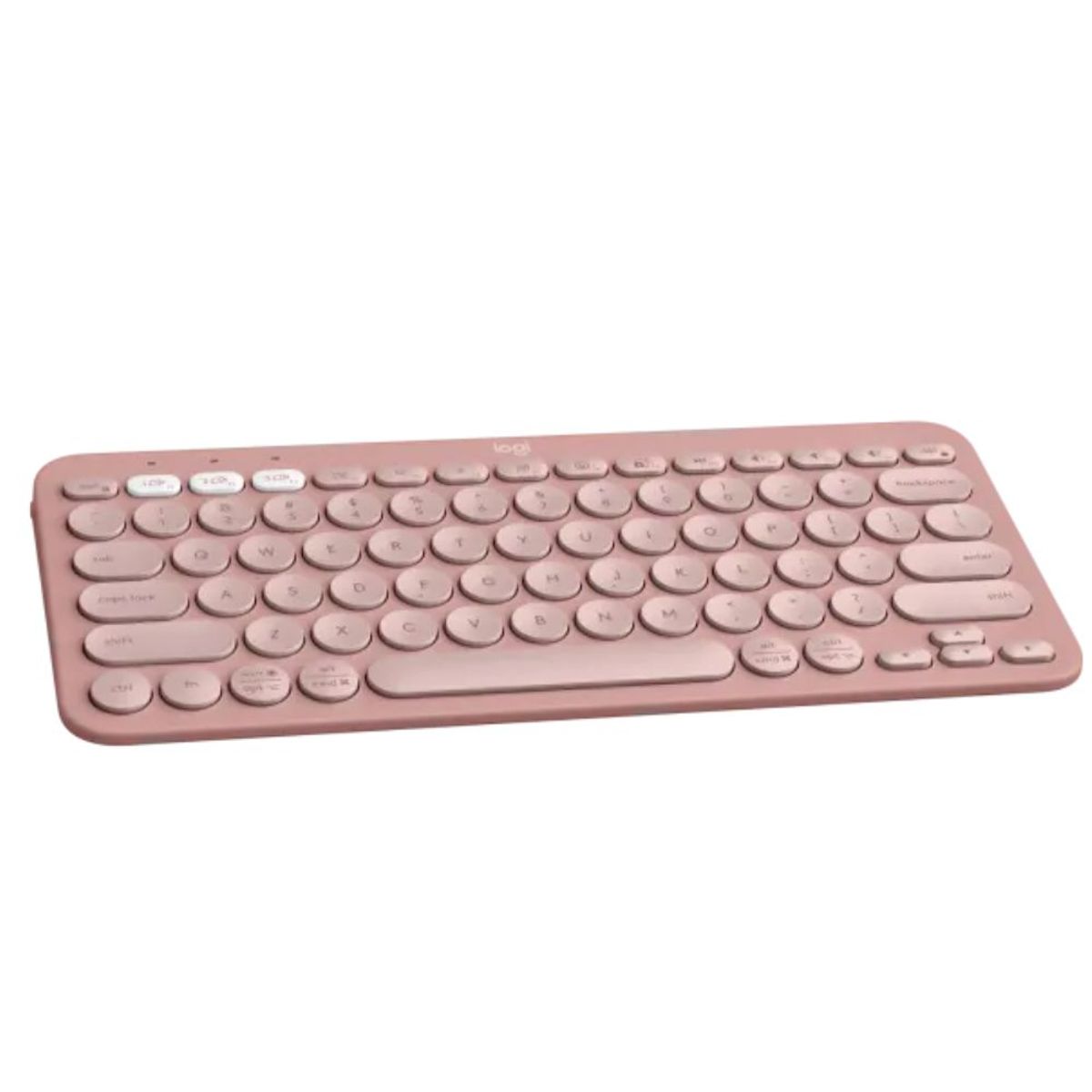 LOGITECH - Teclado Logitech Pebble Keys 2 K380s Bluetooth Multidispositivo Rosado