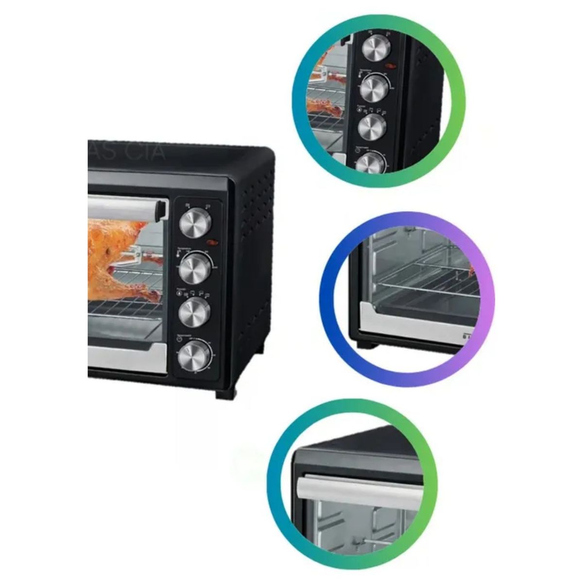 BLACKLINE - HORNO ELECTRICO 60 LITROS