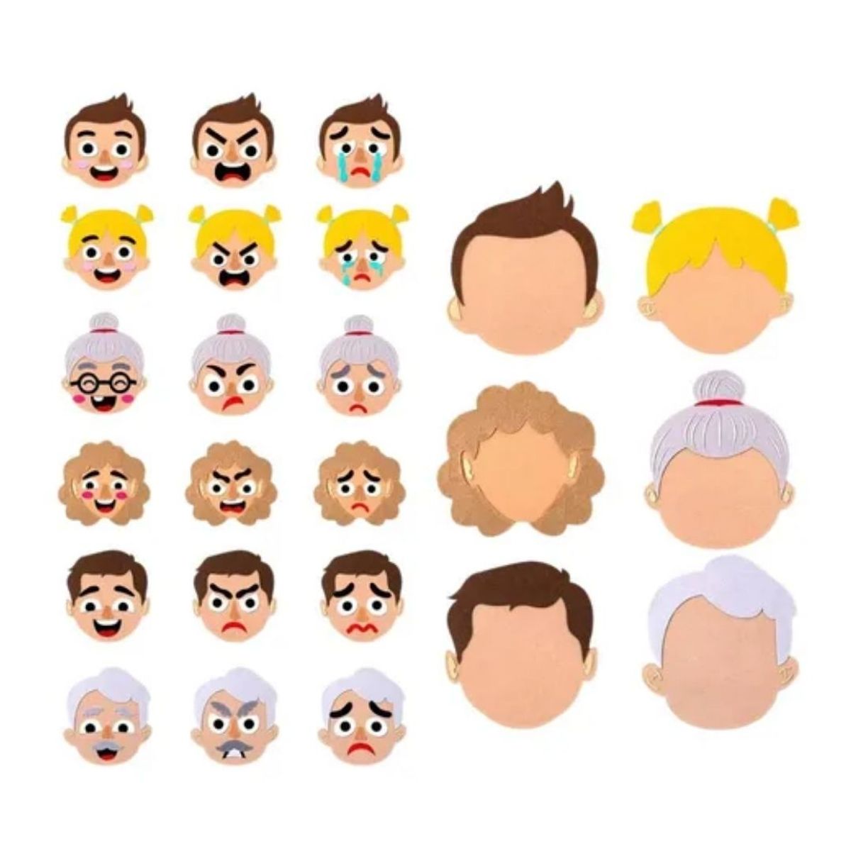 GENERICO - Juego Armable De Gestos En Familia