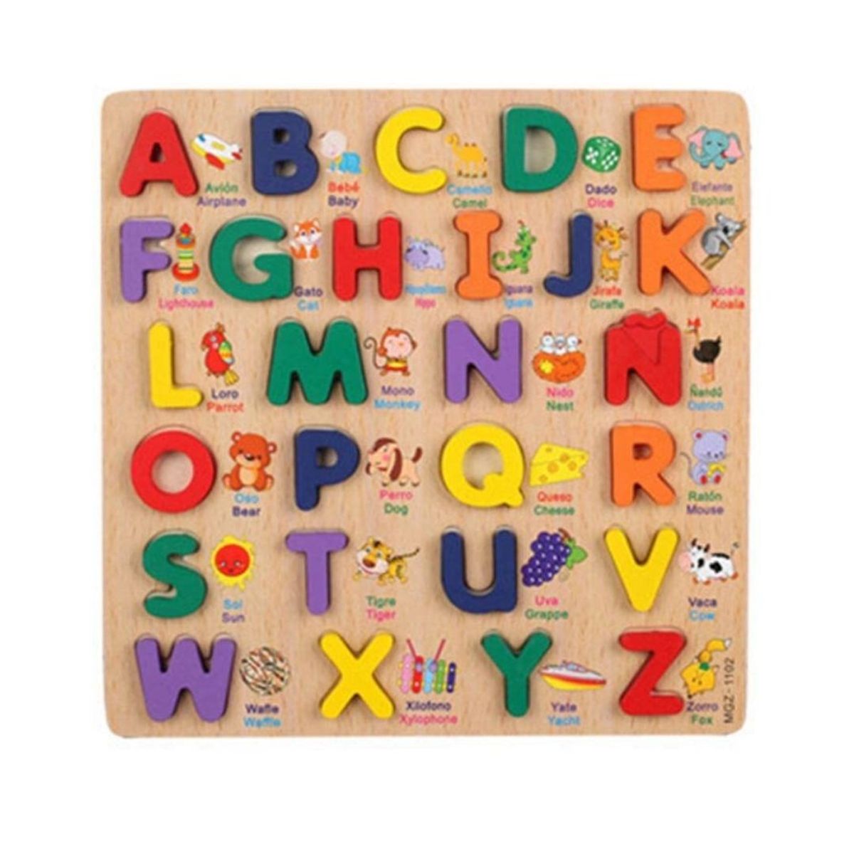 GENERICO - Rompecabeza Didactica De Abecedario