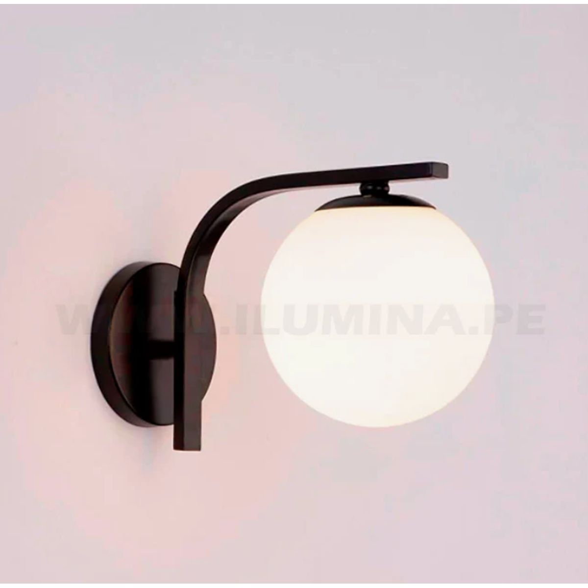 GENERICO - Aplique Lampara de Interior Black Led