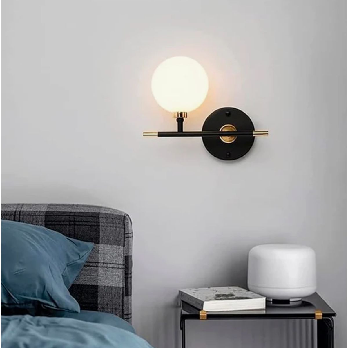 GENERICO - Aplique Lampara de Interior Black Led