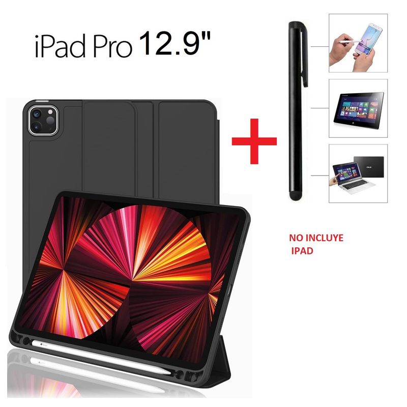 GENERICO - Case Porta Pencil + Lapiz Optico iPad Pro 12.9 3era A1876 A2014 A1895