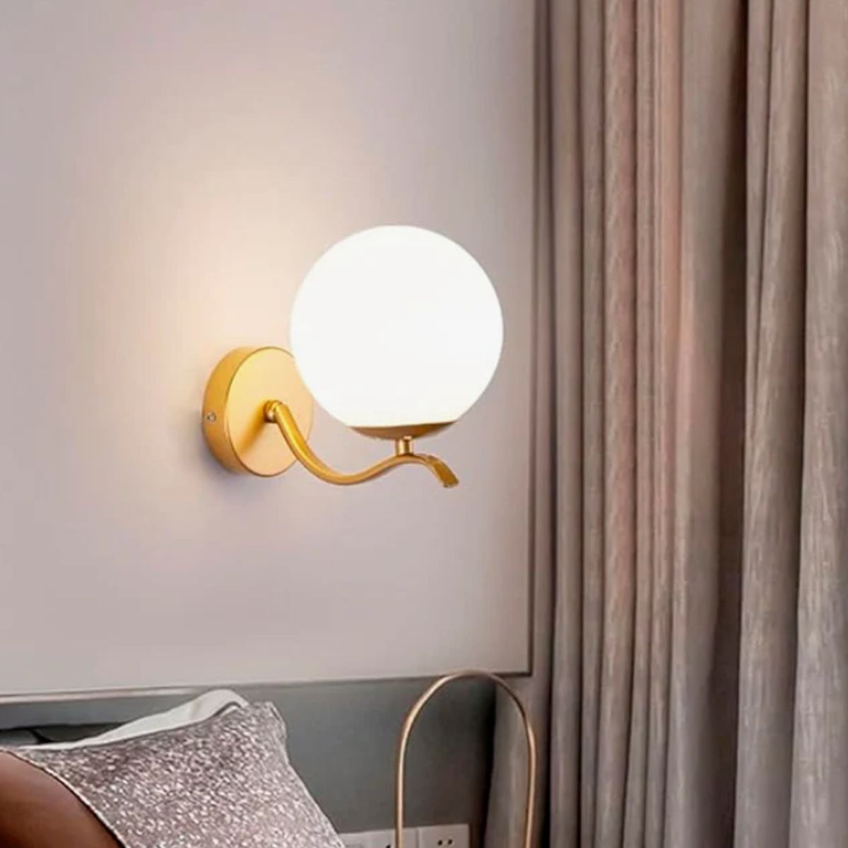 GENERICO - Aplique Lampara de Interior Gold Led