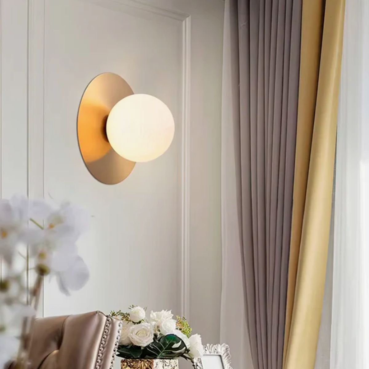 GENERICO - Aplique Lampara de Interior Gold Led