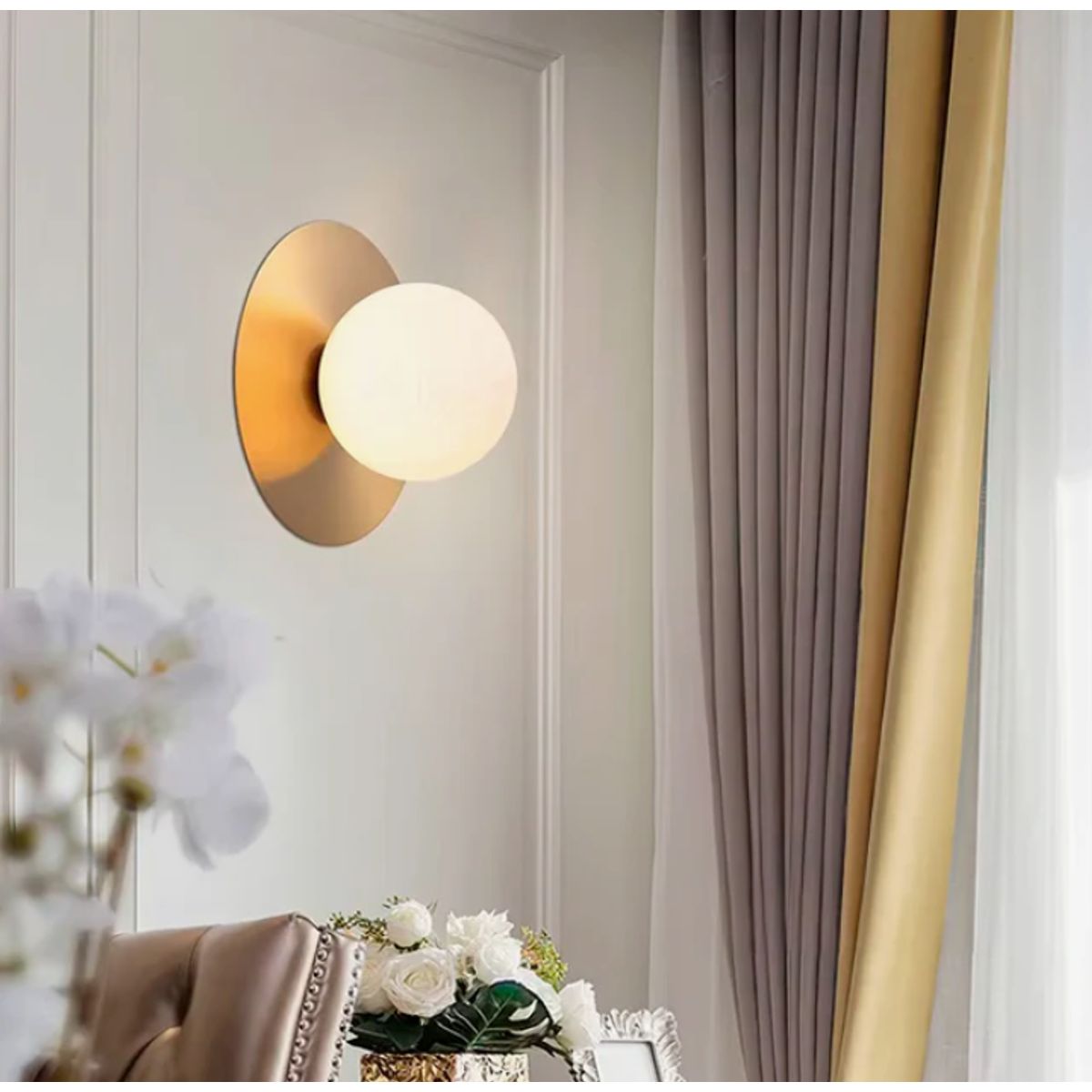 GENERICO - Aplique Lampara de Interior Gold Led